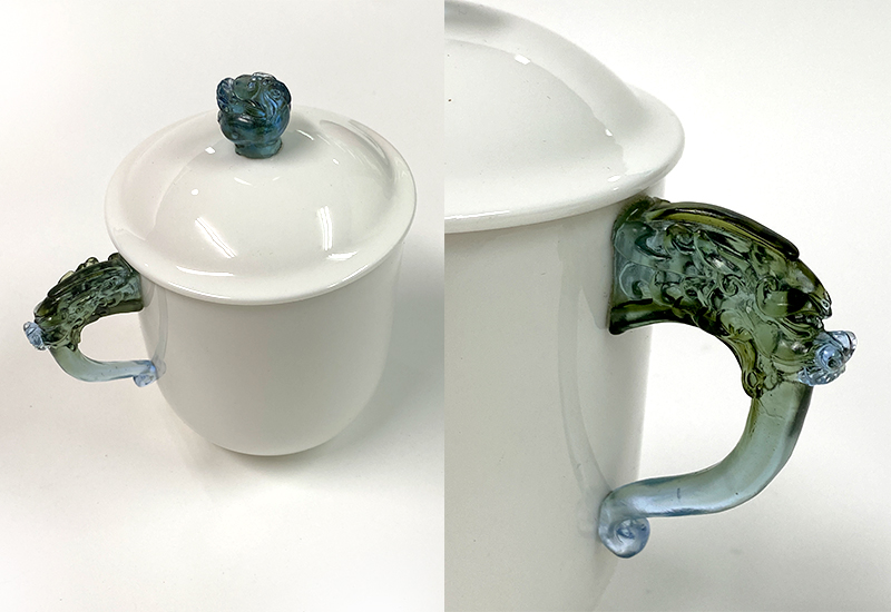 大凍玉蓋杯(顏色隨機) 